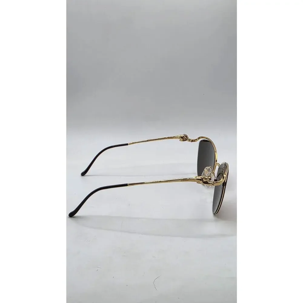 Cartier Gold-tone Cat-Eye Tinted Sunglasses